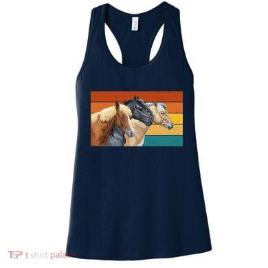 Retro Horses Lover Cute Gift Women's Tank Top