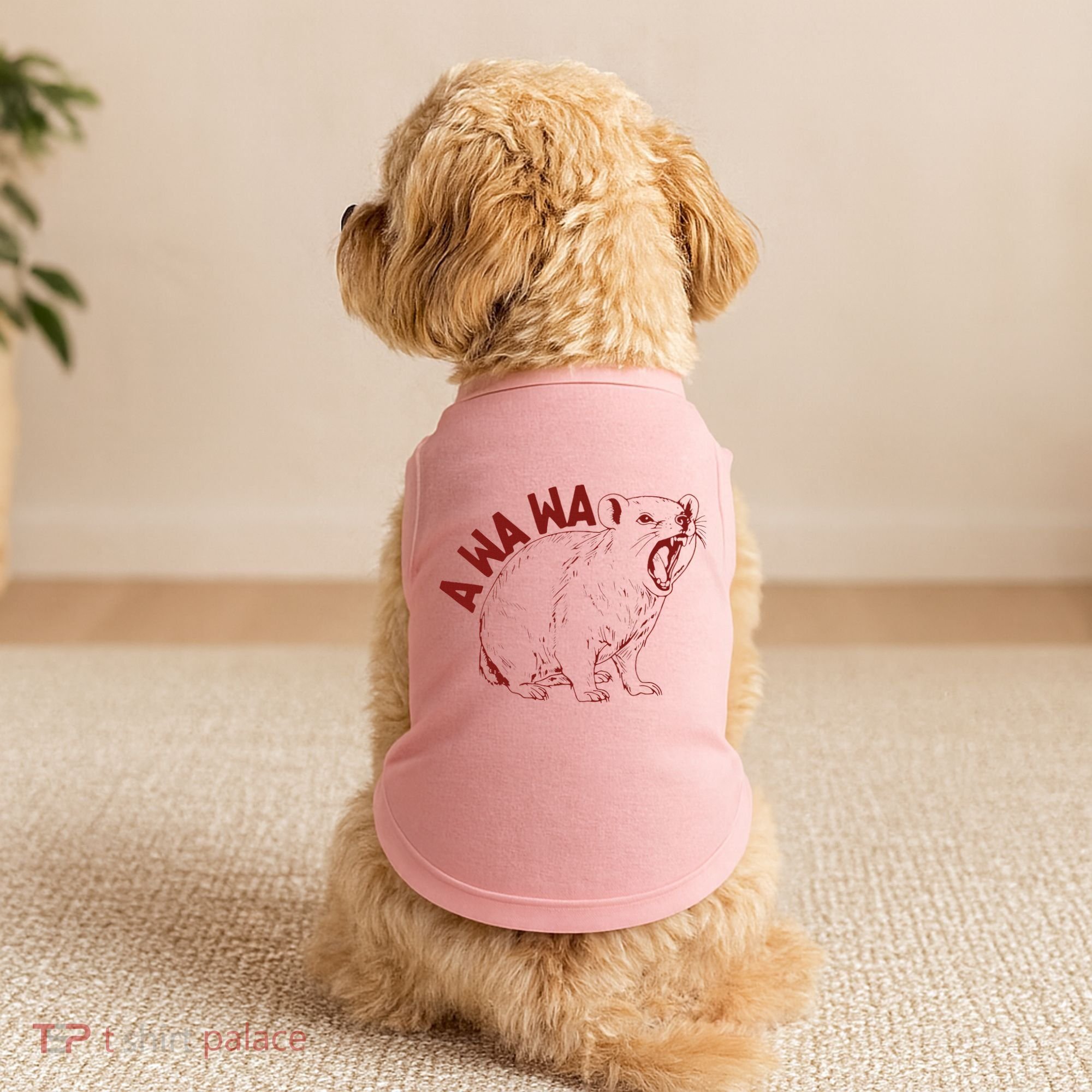 Rock Hyrax Lover Awawa Groundhog Dassi Doggie Tank