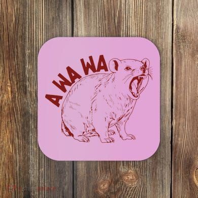 Rock Hyrax Lover Awawa Groundhog Dassi Coaster