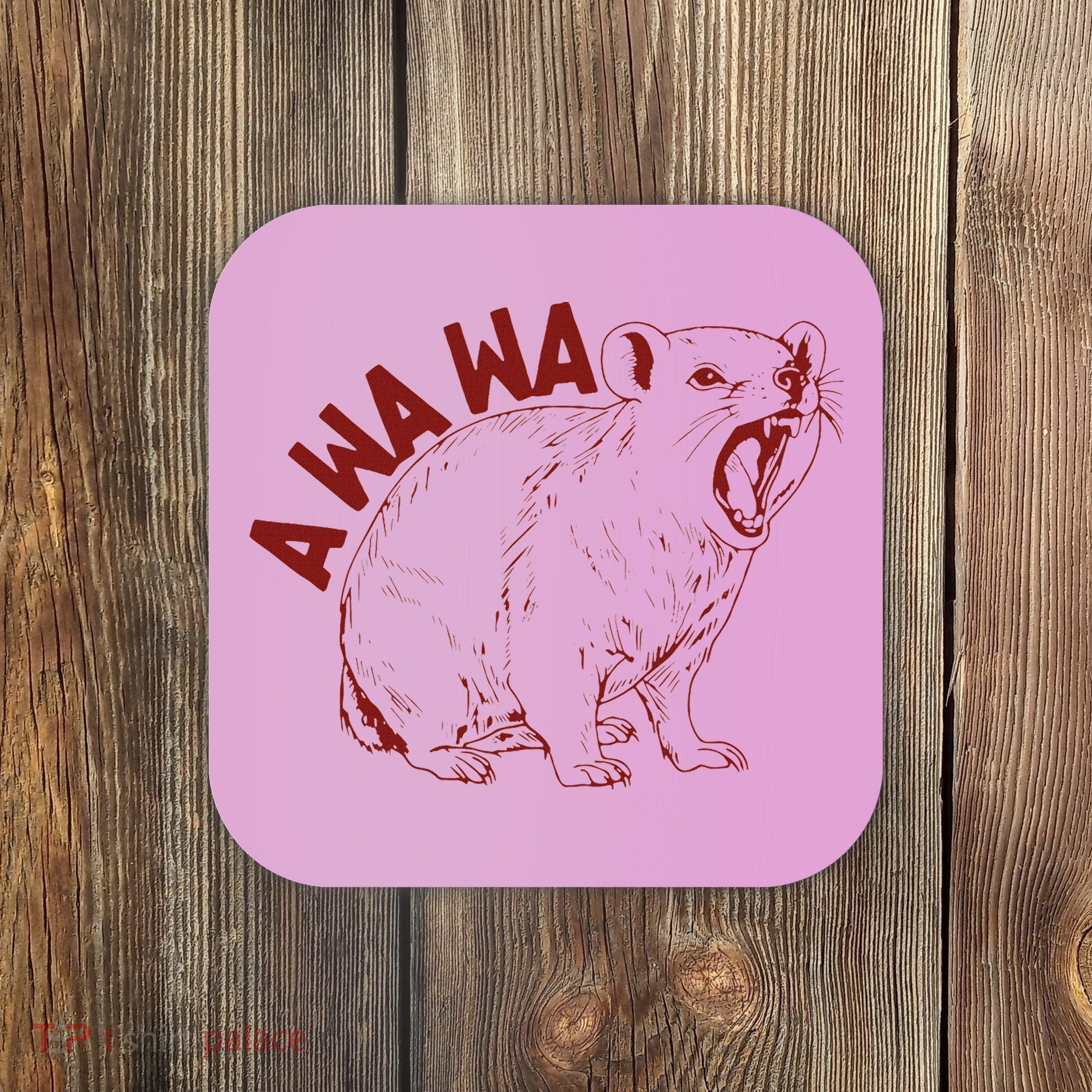 Rock Hyrax Lover Awawa Groundhog Dassi Coaster