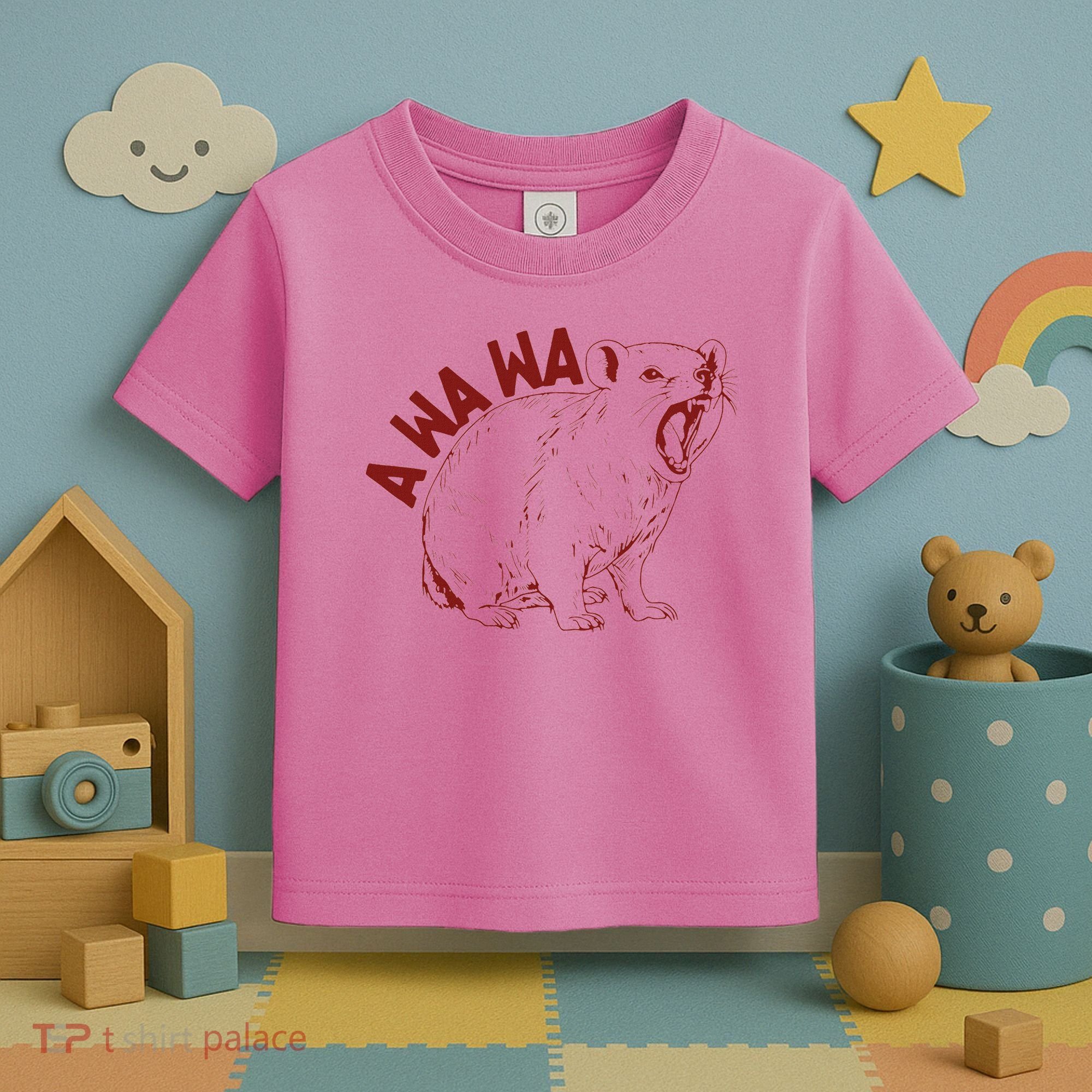 Rock Hyrax Lover Awawa Groundhog Dassi Toddler T-Shirt