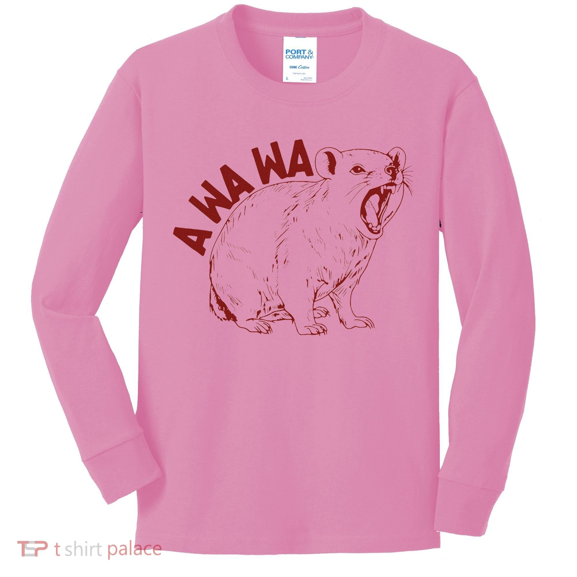 Rock Hyrax Lover Awawa Groundhog Dassi Kids Long Sleeve Shirt