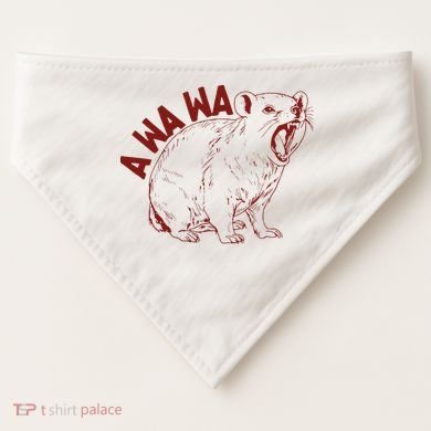 Rock Hyrax Lover Awawa Groundhog Dassi USA-Made Doggie Bandana