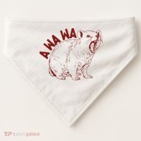 Rock Hyrax Lover Awawa Groundhog Dassi USA-Made Doggie Bandana thumb 0