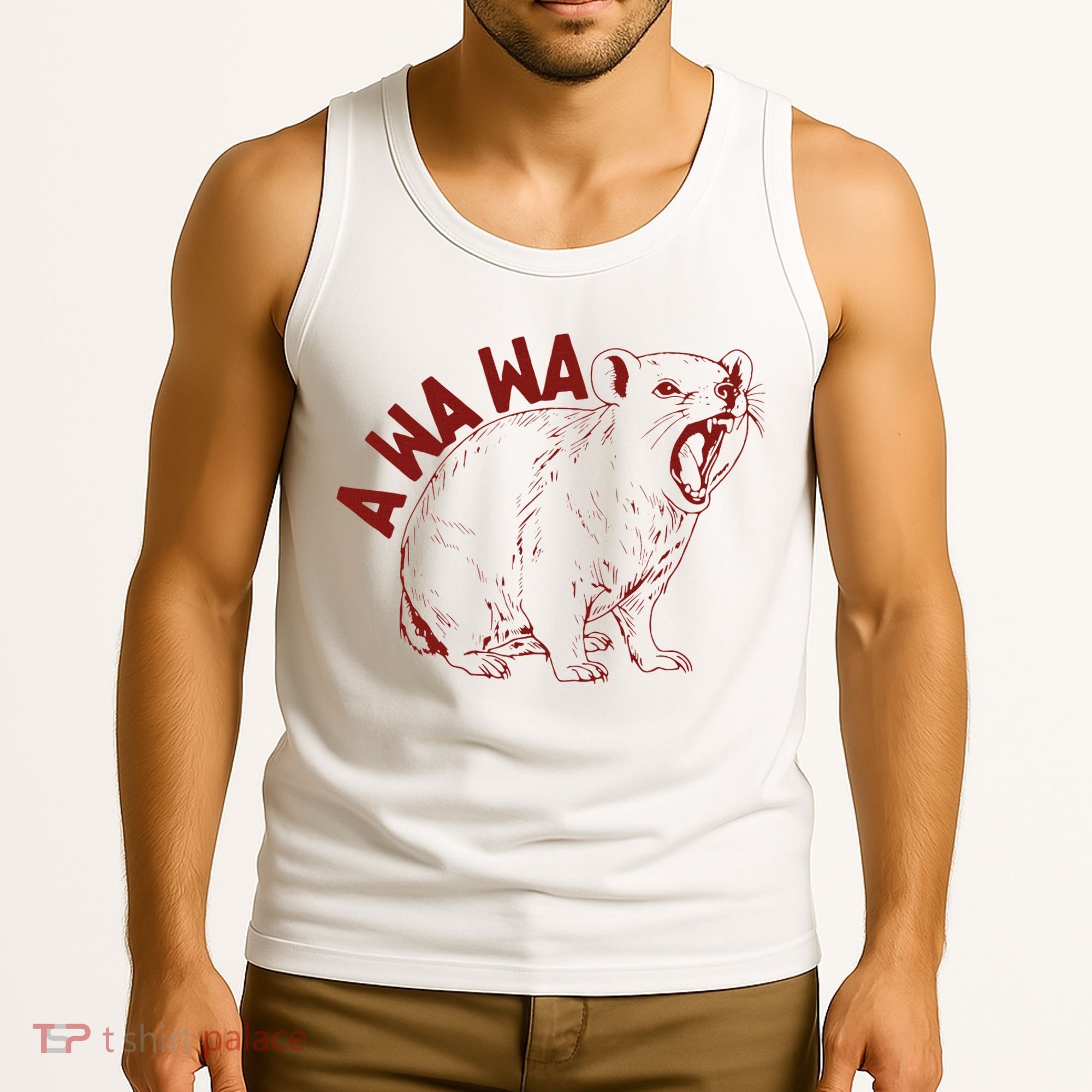 Rock Hyrax Lover Awawa Groundhog Dassi Tank Top