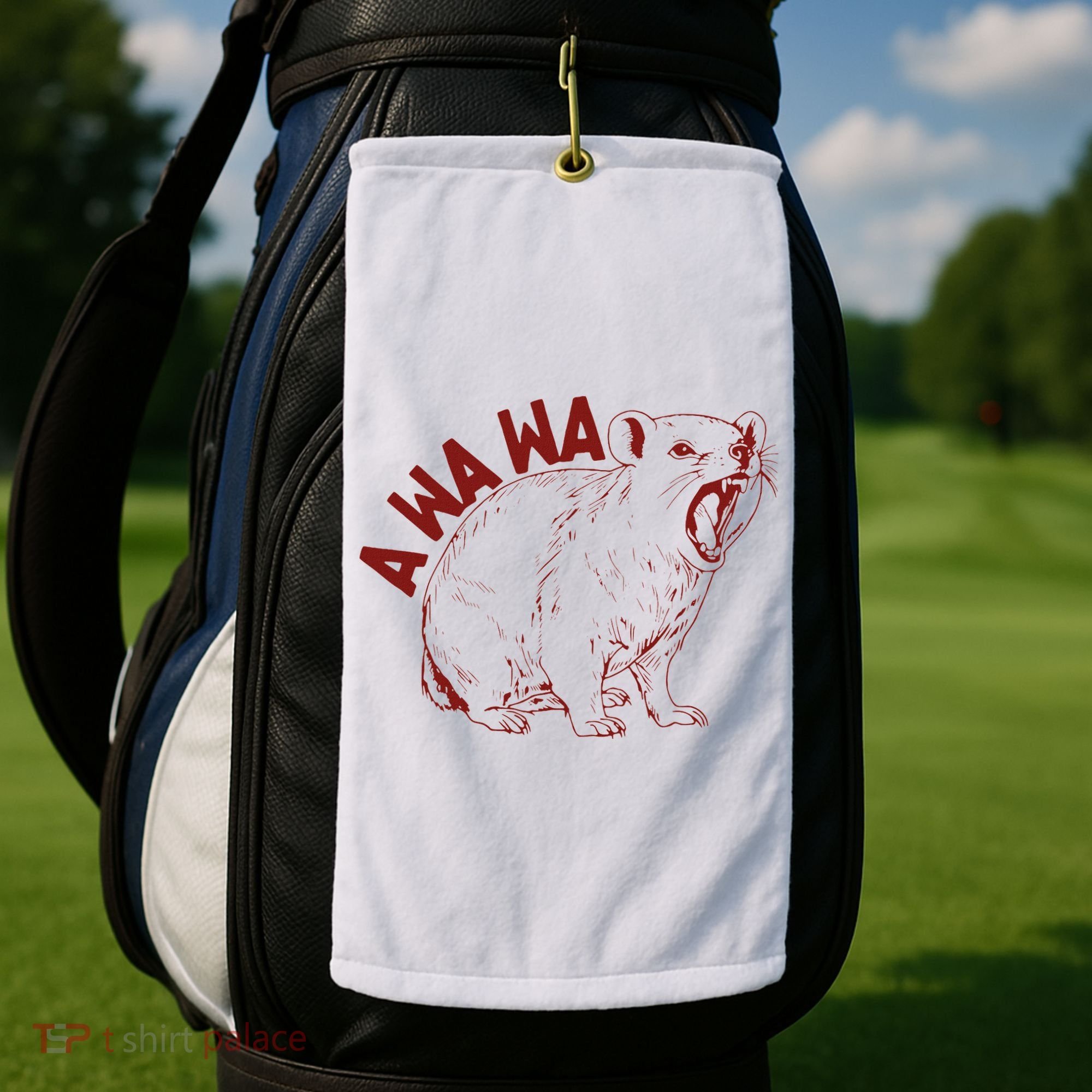Rock Hyrax Lover Awawa Groundhog Dassi Golf Towel
