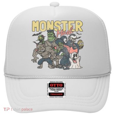 Retro Halloween Monster Vintage Ghost Dracula Halloween Monster Retro Hat