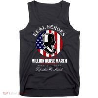 Real Heroes Million Nurse March May 12, 2022 Together We Stand Tank Top thumb 0