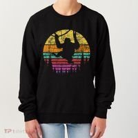 Retro Hanging Monkey Safari Jungle Animal Women's Sweatshirt thumb 0