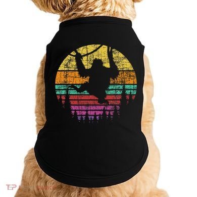 Retro Hanging Monkey Safari Jungle Animal Doggie Tank