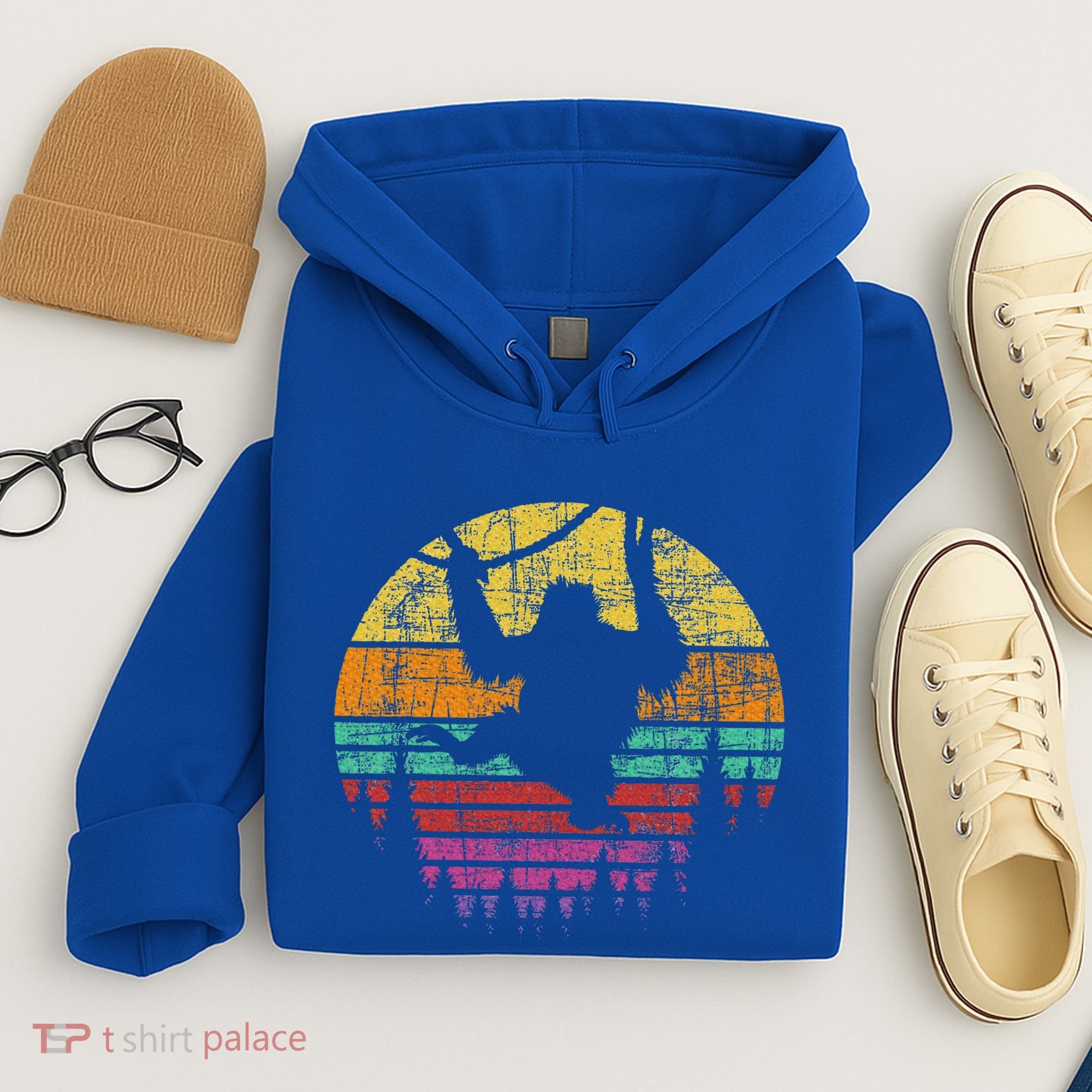 Retro Hanging Monkey Safari Jungle Animal Hoodie