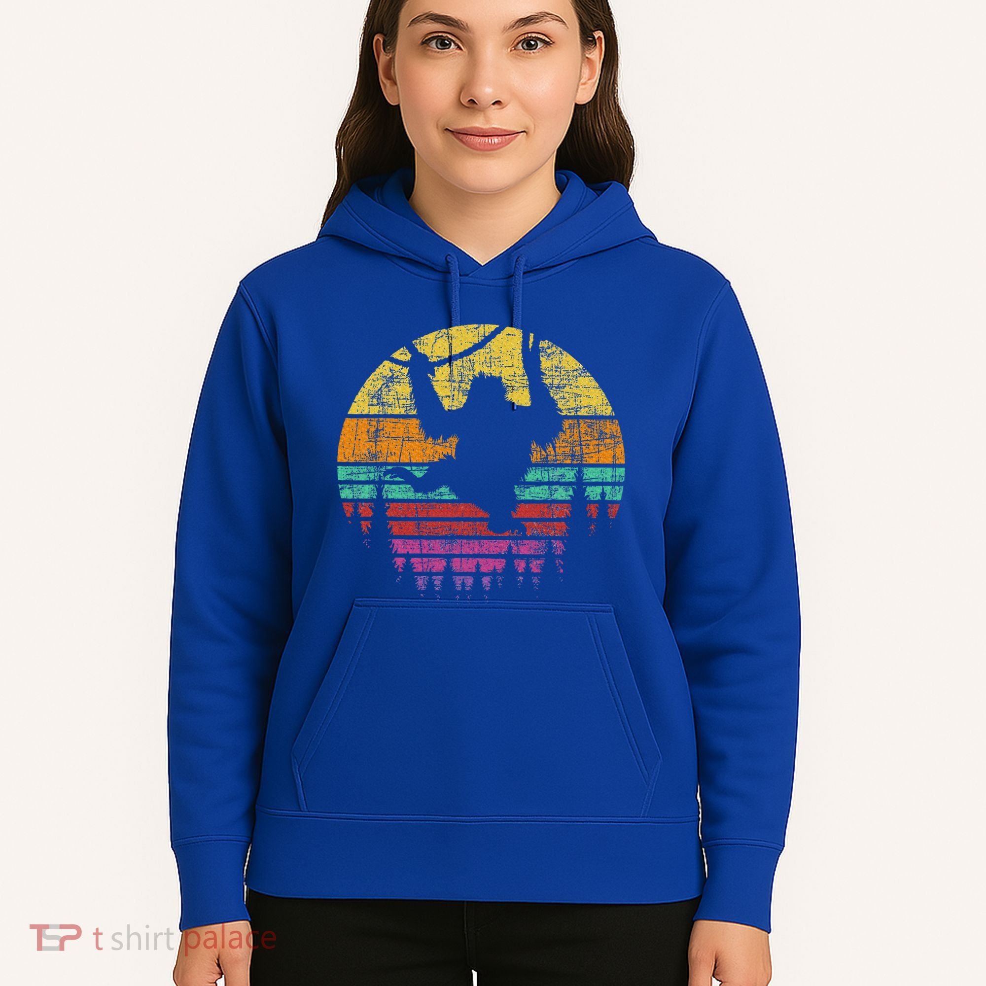Retro Hanging Monkey Safari Jungle Animal Hoodie