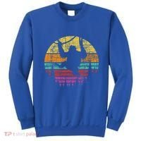 Retro Hanging Monkey Safari Jungle Animal Sweatshirt thumb 0
