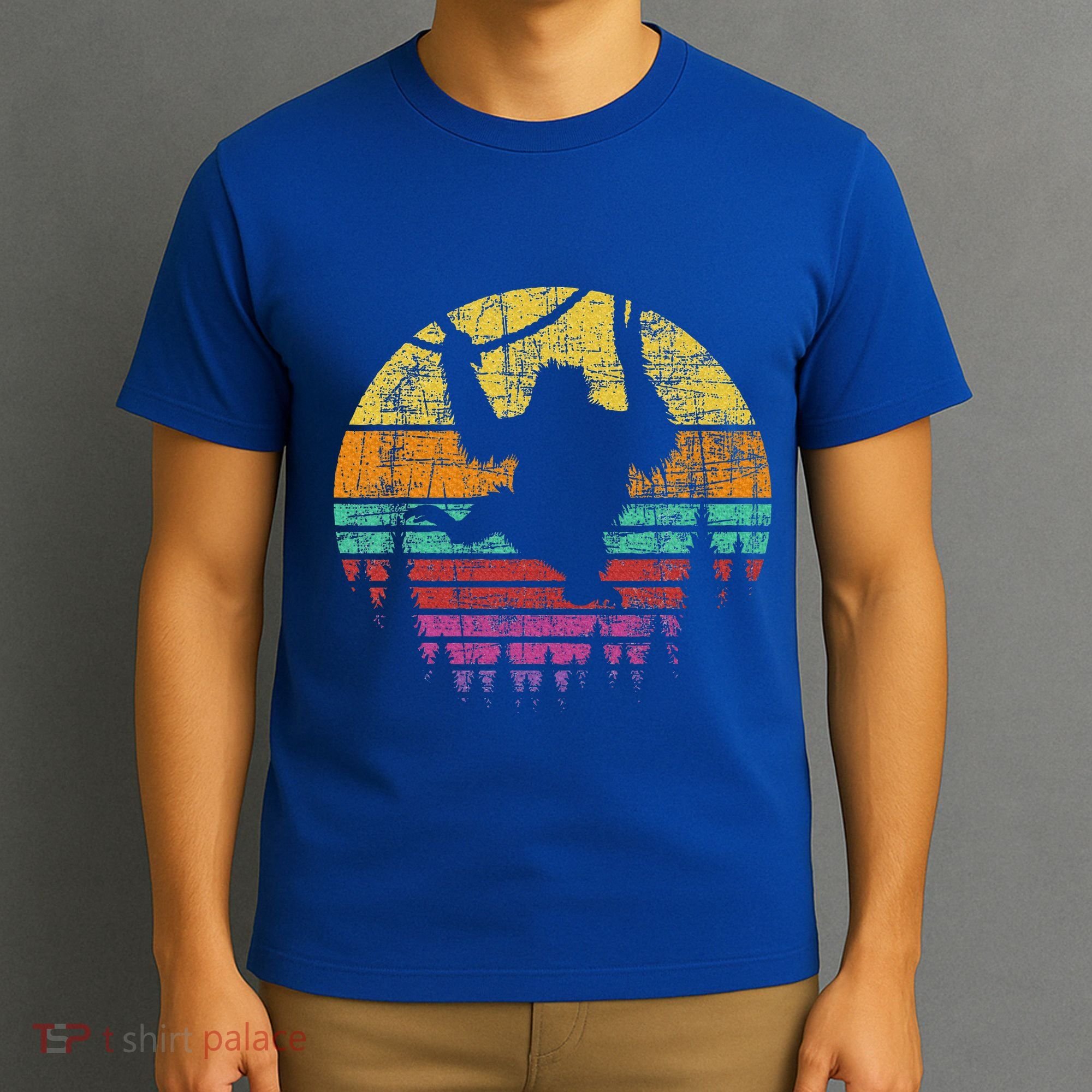 Retro Hanging Monkey Safari Jungle Animal T-Shirt