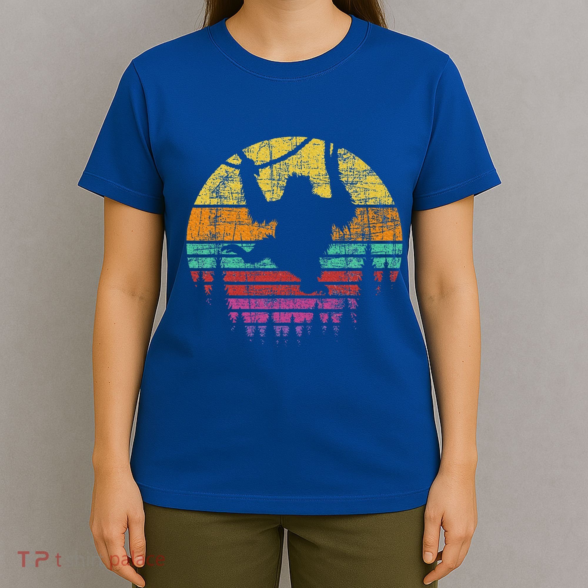 Retro Hanging Monkey Safari Jungle Animal T-Shirt