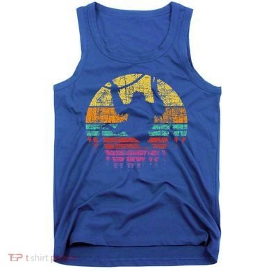 Retro Hanging Monkey Safari Jungle Animal Tank Top