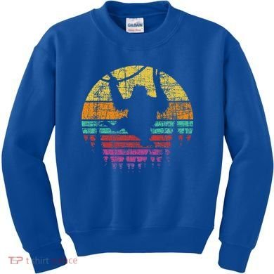Retro Hanging Monkey Safari Jungle Animal Kids Sweatshirt