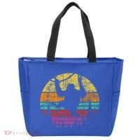 Retro Hanging Monkey Safari Jungle Animal Tote Bag thumb 0