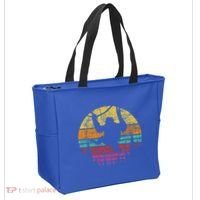 Retro Hanging Monkey Safari Jungle Animal Tote Bag thumb 2