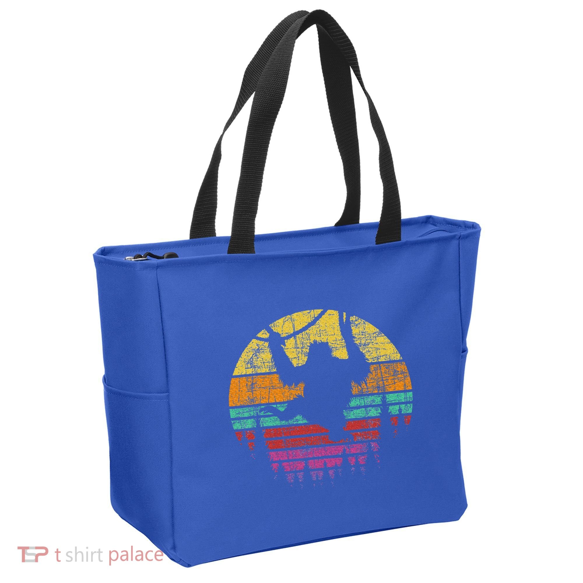 Retro Hanging Monkey Safari Jungle Animal Tote Bag
