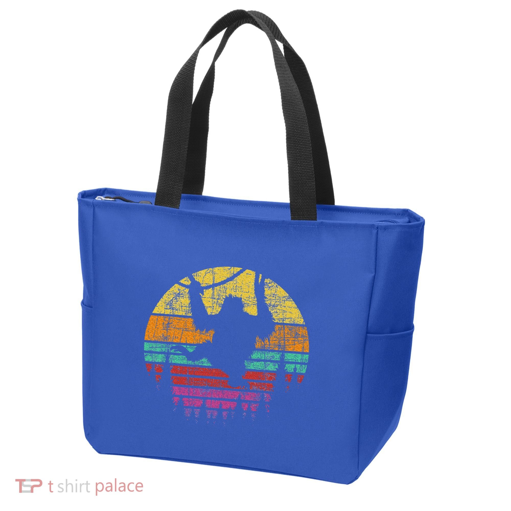 Retro Hanging Monkey Safari Jungle Animal Tote Bag