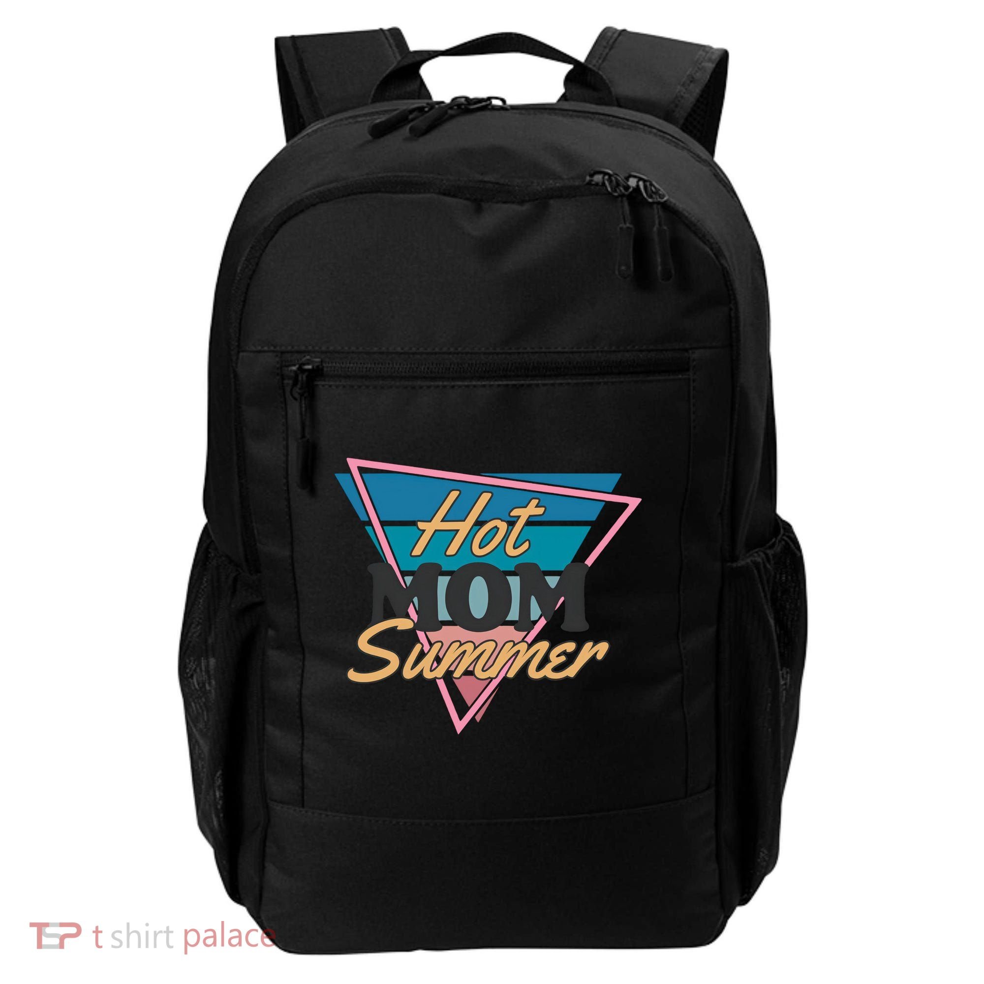 Retro Hot Mom Summer 80s Hot Mom Summer Vacation Backpack