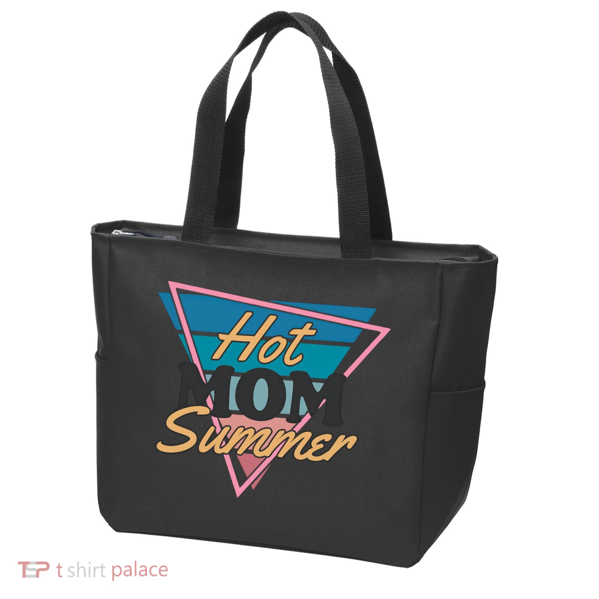 Retro Hot Mom Summer 80s Hot Mom Summer Vacation Tote Bag
