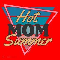Retro Hot Mom Summer 80s Hot Mom Summer Vacation Santa Hat thumb 1