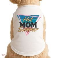 Retro Hot Mom Summer 80s Hot Mom Summer Vacation Doggie Tank thumb 0