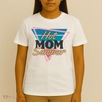 Retro Hot Mom Summer 80s Hot Mom Summer Vacation T-Shirt thumb 4