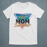 Retro Hot Mom Summer 80s Hot Mom Summer Vacation T-Shirt thumb 5