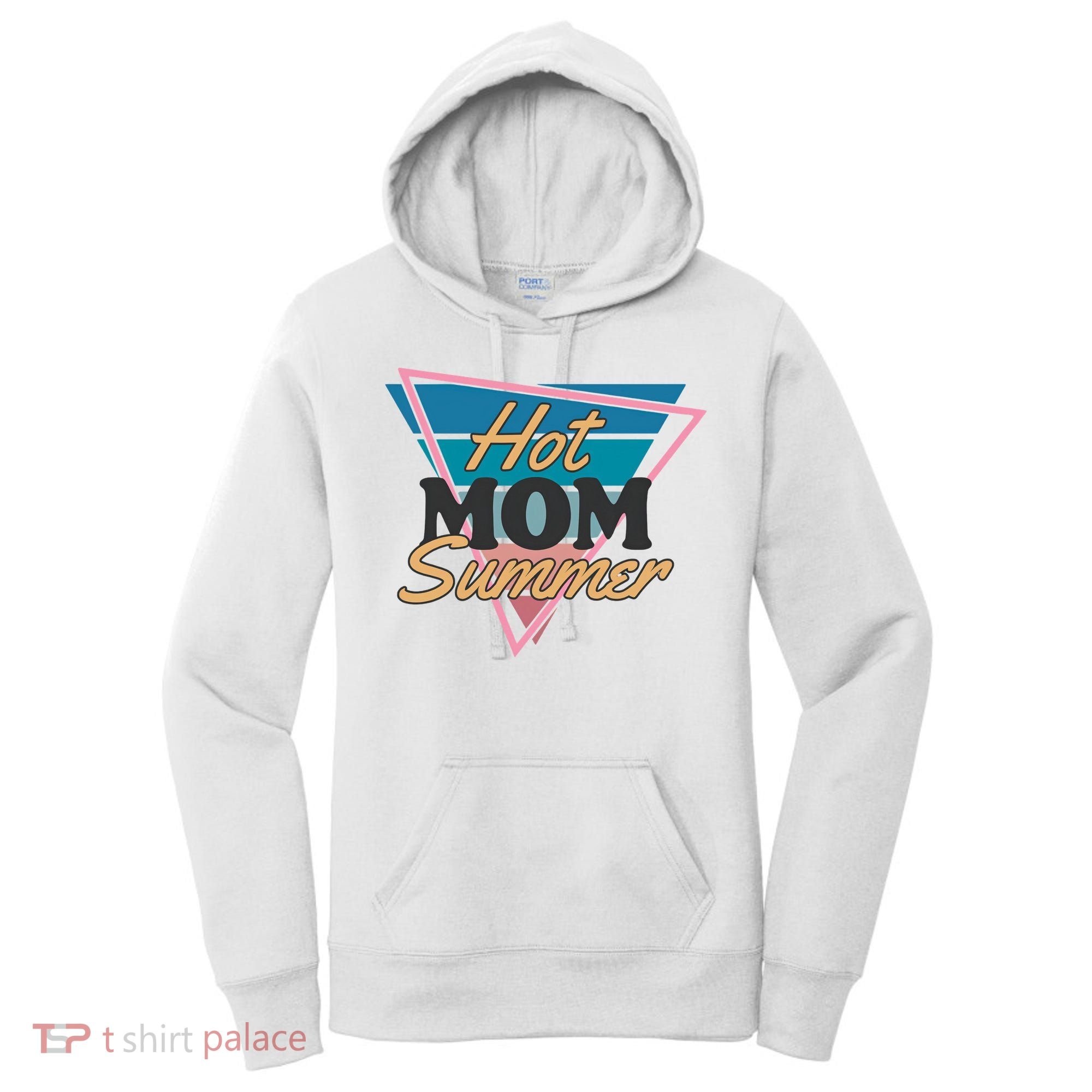 Retro Hot Mom Summer 80s Hot Mom Summer Vacation Women's Hoodie