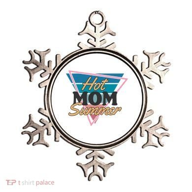 Retro Hot Mom Summer 80s Hot Mom Summer Vacation Ornament