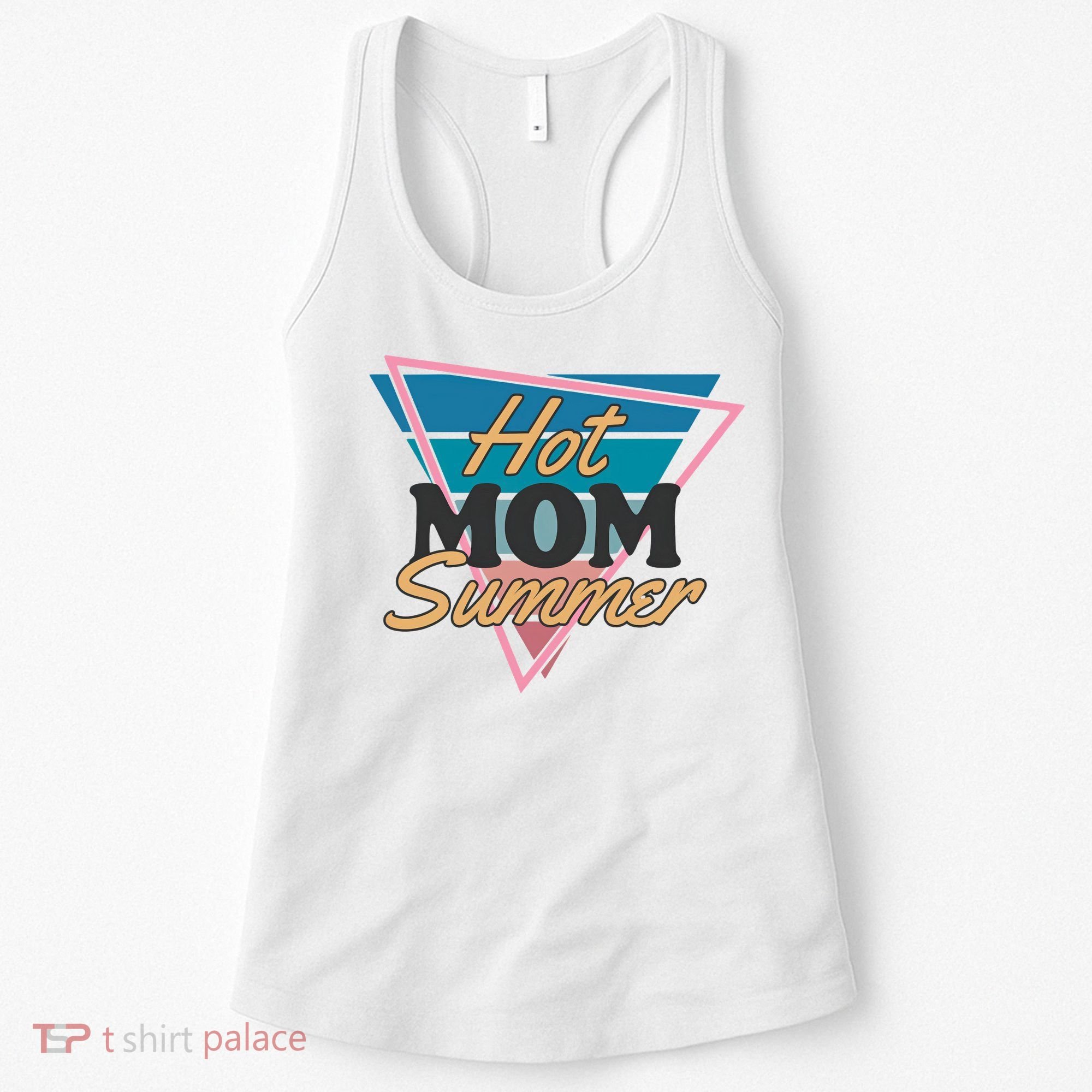 Retro Hot Mom Summer 80s Hot Mom Summer Vacation Women's Tank Top