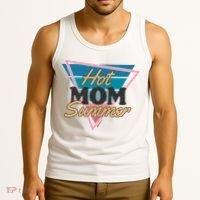 Retro Hot Mom Summer 80s Hot Mom Summer Vacation Tank Top thumb 3