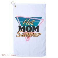 Retro Hot Mom Summer 80s Hot Mom Summer Vacation Golf Towel thumb 0
