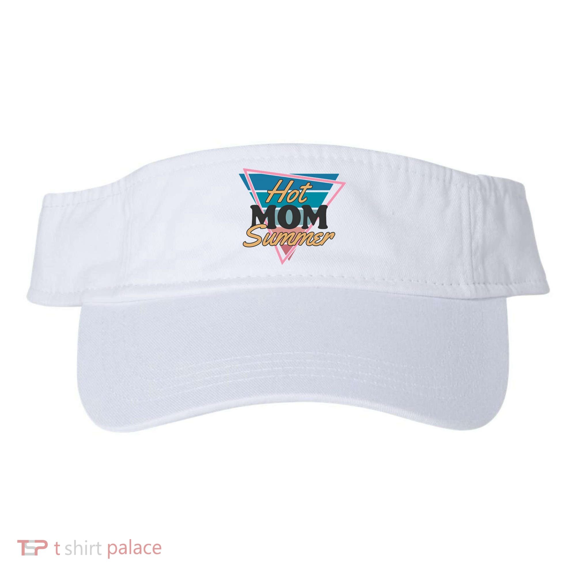 Retro Hot Mom Summer 80s Hot Mom Summer Vacation Visor