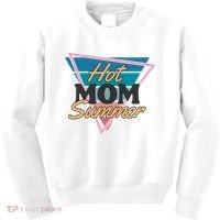Retro Hot Mom Summer 80s Hot Mom Summer Vacation Kids Sweatshirt thumb 0