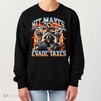 Raccoon Hit Maxes Evade Taxes Women's Sweatshirt thumb 0