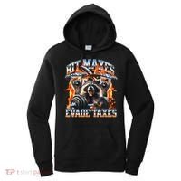 Raccoon Hit Maxes Evade Taxes Women's Hoodie thumb 0