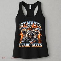 Raccoon Hit Maxes Evade Taxes Women's Tank Top thumb 3