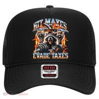 Raccoon Hit Maxes Evade Taxes Hat thumb 0