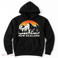 Retro Hiking Mountains New Zealand Hoodie thumb 0