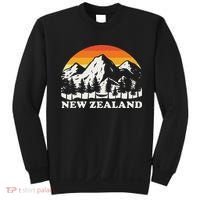 Retro Hiking Mountains New Zealand Sweatshirt thumb 0