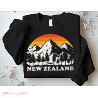 Retro Hiking Mountains New Zealand Sweatshirt thumb 2
