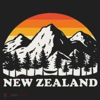 Retro Hiking Mountains New Zealand Tumbler thumb 3