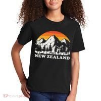 Retro Hiking Mountains New Zealand Kids T-Shirt thumb 2