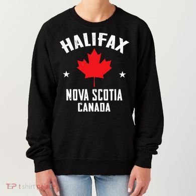 retro Halifax nova scotia canada flag Women's Sweatshirt