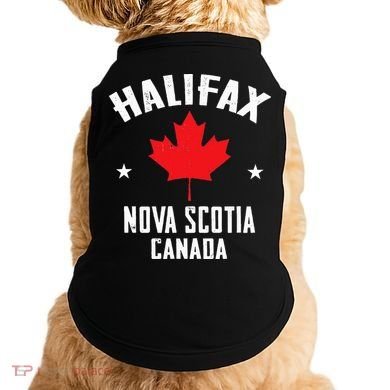 retro Halifax nova scotia canada flag Doggie Tank