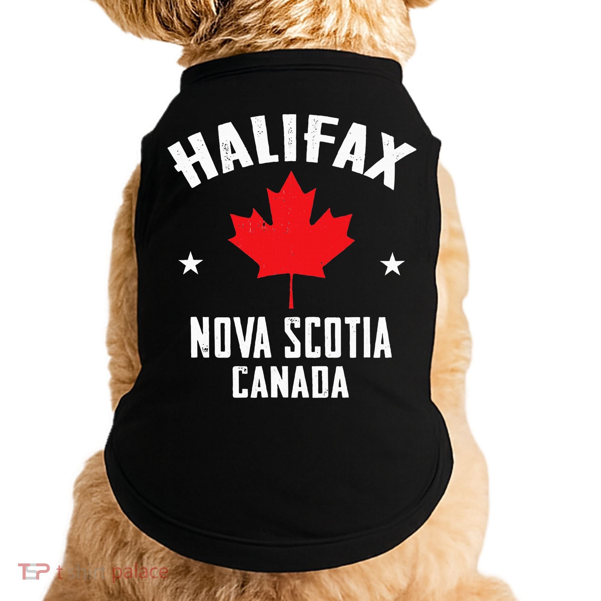 retro Halifax nova scotia canada flag Doggie Tank